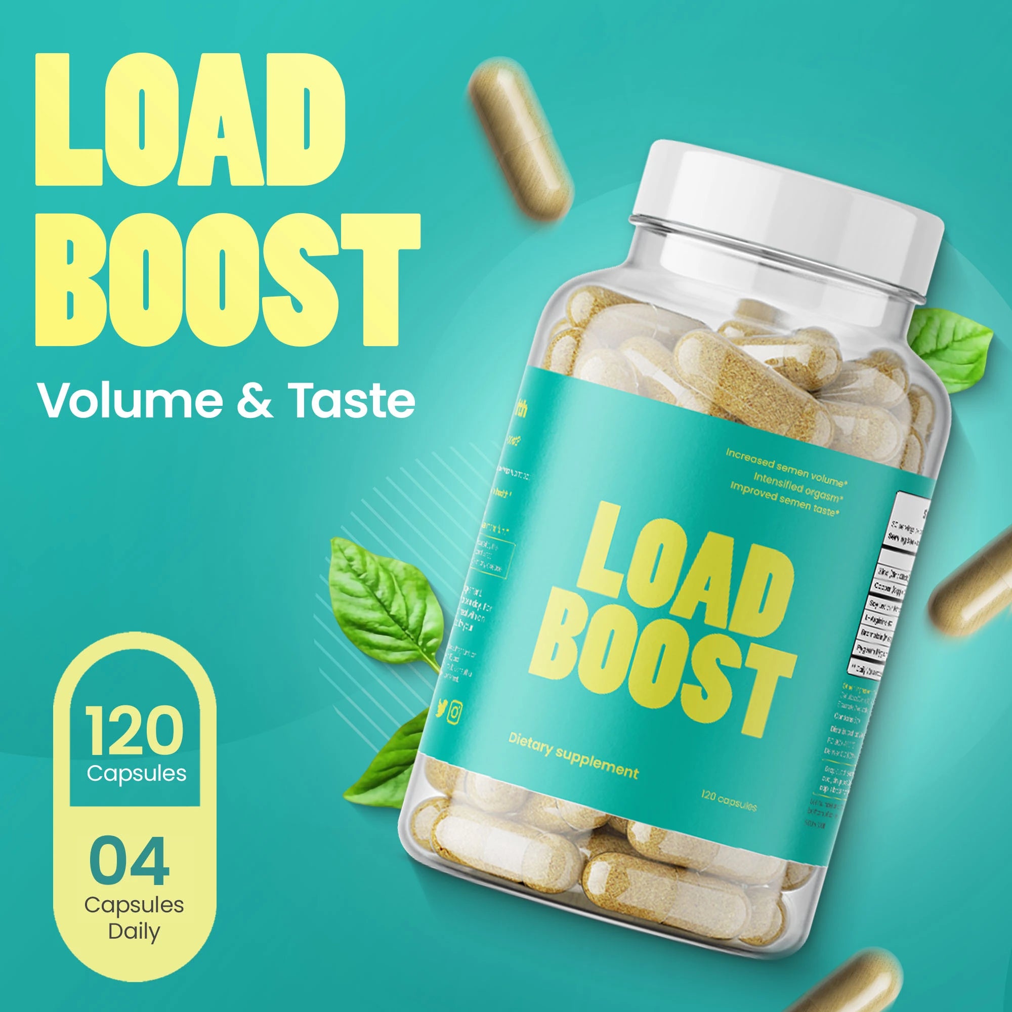 Load Boost: Semen Volume, Orgasm Intensity & Taste