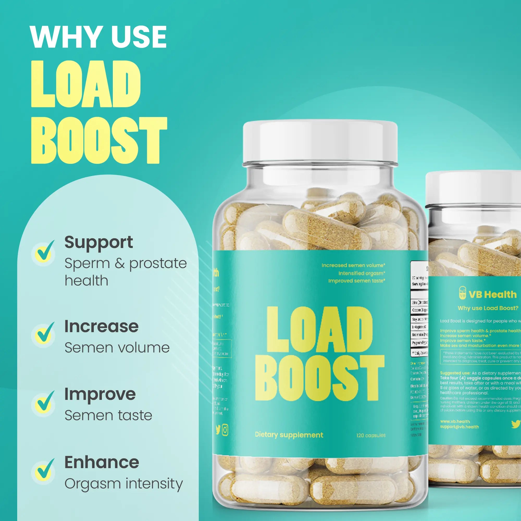 Load Boost: Semen Volume, Orgasm Intensity & Taste