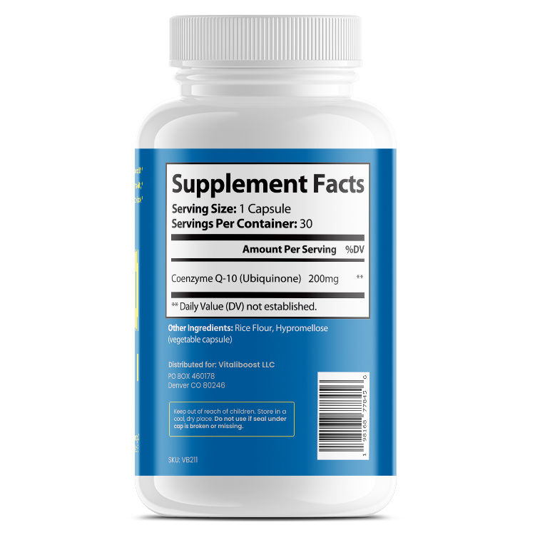 Coenzyme Q10 (CoQ10) - Improved Heart Health, Increased Energy, & Better Cellular Health