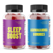 Deep Relaxation Stack: Ashwagandha Gummies and Melatonin Sleep Gummies