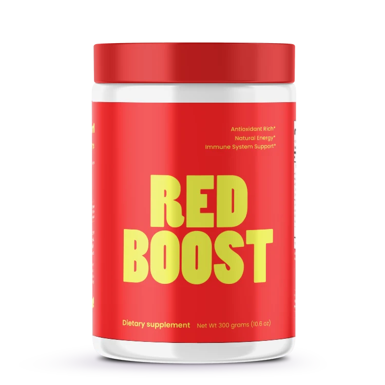 Red Boost Superfood Powder: 19 Fruits & Berries - 30 Daily Servings