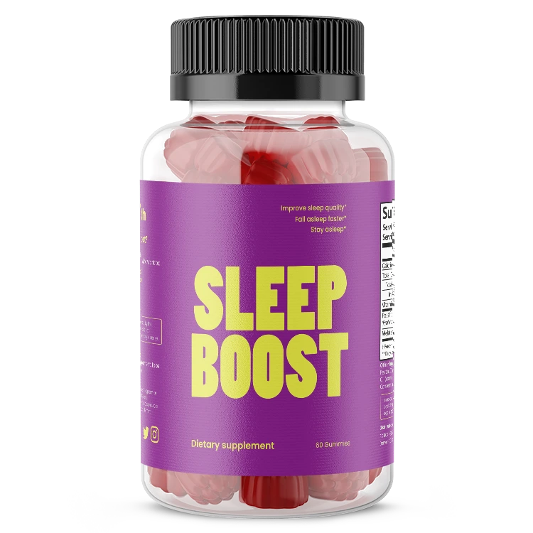 Sleep Boost Gummies: All Natural Sleep Aid (60 Gummies)