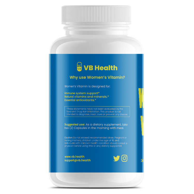 Women's Daily Multivitamin - 37 Doctor-formulated Vitamins, Minerals, & Antioxidants