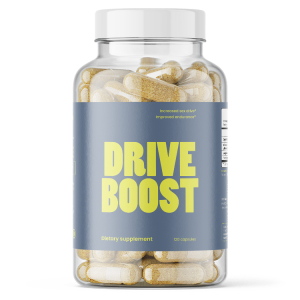 Drive Boost: vitalize your endurance, performance, and sex drive! Doctor-formulated to support hormonal function, male fertility, and energy levels. Made in the USA