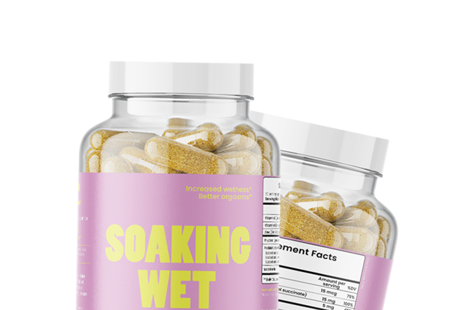 Soaking Wet is a probiotic supplement for total vaginal health, to increase vaginal wetness, and as a treatment for vaginal dryness